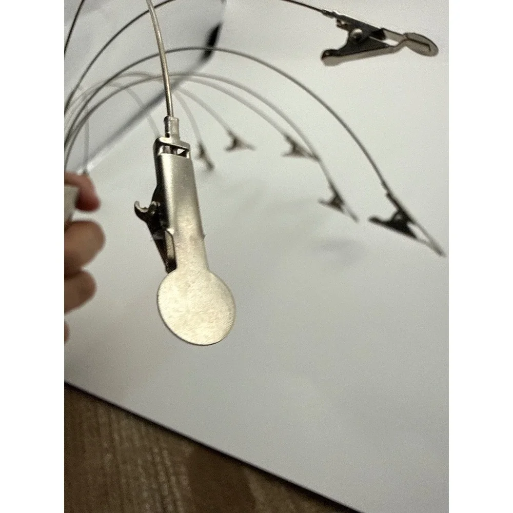 Umbra Fotofalls Desktop Photo Display 18 Clips Brushed Nickel Tom Vincent 306992